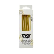 Imagen de VELAS METÁLICAS DE CUMPLEAÑOS ORO 6 PZAS