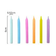 Imagen de VELAS DE CUMPLEAÑOS PASTEL 12 PZAS.