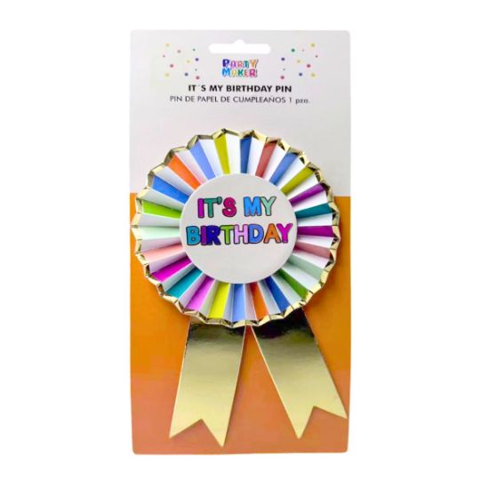 Imagen de PIN DE PAPEL DE CUMPLEAÑOS 1 pza.