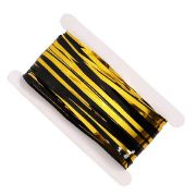 Imagen de CORTINA METÁLICA BICOLOR NEGRO-DORADO 1 pza.1 x 2m.