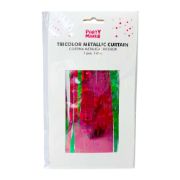Imagen de CORTINA METÁLICA TRICOLOR 1m x 2m 1 pza.