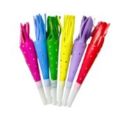 Imagen de TROMPETAS DE PAPEL DE COLORES 6 pzas.