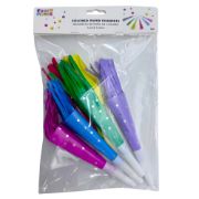 Imagen de TROMPETAS DE PAPEL DE COLORES 6 pzas.