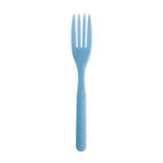 Imagen de TENEDOR AZUL REUTILIZABLE DE PLÁSTICO 18 pzas.