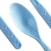 Imagen de CUCHARA AZUL REUTILIZABLE DE PLÁSTICO 18 pzas.