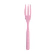 Imagen de TENEDOR ROSA REUTILIZABLE DE PLÁSTICO 18 pzas.