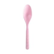 Imagen de CUCHARA ROSA REUTILIZABLE DE PLÁSTICO 18 pzas.