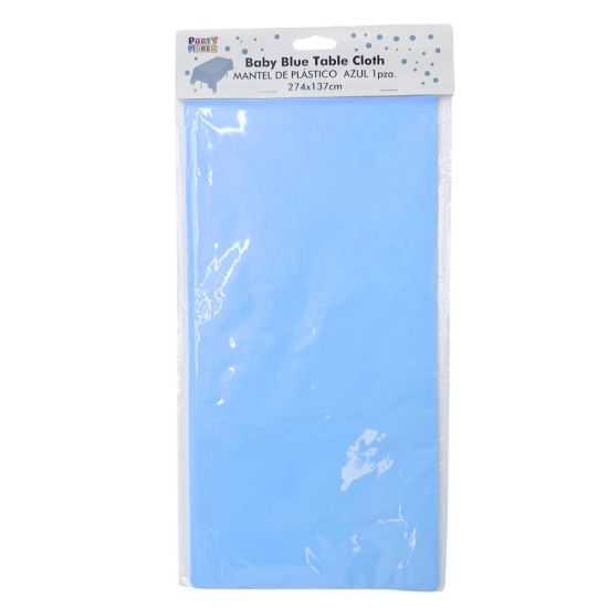 Imagen de MANTEL DE PLÁSTICO  AZUL 1pza.  274*137cm