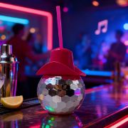 Imagen de VASO BOLA DISCO CONSOMBRERO DE PLÁSTICO 600 ml 1 pza.