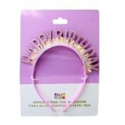 Imagen de TIARA PREMIUM DE CUMPLEAÑOS DE PAPEL FOIL 1 pza.