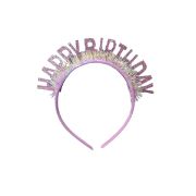 Imagen de TIARA PREMIUM DE CUMPLEAÑOS DE PAPEL FOIL 1 pza.