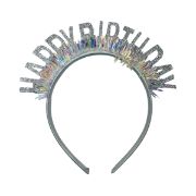Imagen de TIARA PREMIUM DE CUMPLEAÑOS DE PAPEL FOIL 1 pza.
