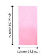 Imagen de MANTEL DE PLÁSTICO  ROSA 1pza. 274*137cm