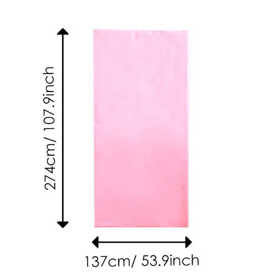 Imagen de MANTEL DE PLÁSTICO  ROSA 1pza. 274*137cm