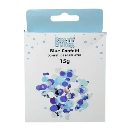 Imagen de CONFETI DE PAPEL AZUL 15g.