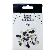 Imagen de CONFETI DE PAPEL NEGRO 15g