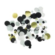 Imagen de CONFETI DE PAPEL NEGRO 15g
