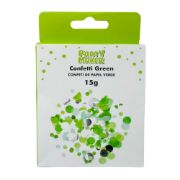 Imagen de CONFETI DE PAPEL VERDE 15g