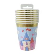 Imagen de VASO PRINCESAS 9oz. 8 pzas.
