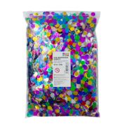 Imagen de BOLSA GRANDE  DE CONFETI MULTICOLOR FOIL 2cm 250gm.