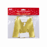 Imagen de BANNER DE PAPEL MERRY CHRISTMAS. (nuevo empaque)