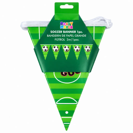 Imagen de BANDERIN DE PAPEL GRANDE FÚTBOL 1pza.