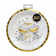 Imagen de PLATO DE PAPEL PREMIUM CELEBRA 23cm  8 pzas.