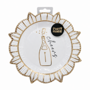 Imagen de PLATO DE PAPEL PREMIUM CELEBRA 23cm  8 pzas.