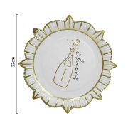 Imagen de PLATO DE PAPEL PREMIUM CELEBRA 23cm  8 pzas.