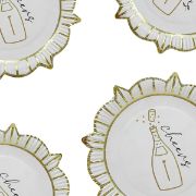 Imagen de PLATO DE PAPEL PREMIUM CELEBRA 23cm  8 pzas.