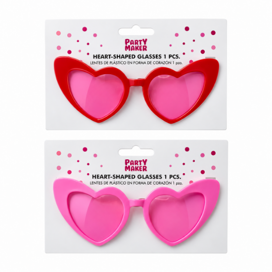 Imagen de LENTES CORAZONES 1 pza.